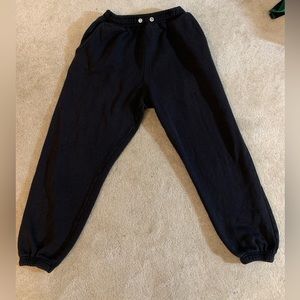 Missguided black sweatpants/joggers